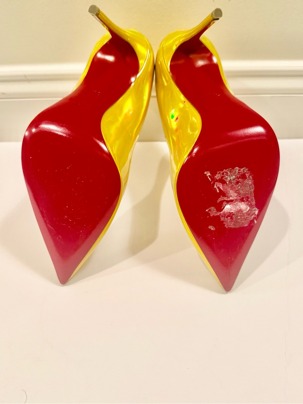 AUTHENTIC Christian Louboutin hot chick 100 Includes box - Picture 2 of 6